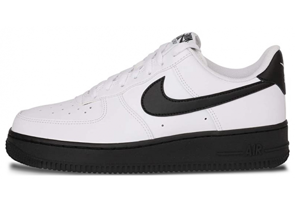 Nike Air Force 1 Low White Black с мехом
